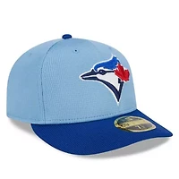 Toronto Blue Jays MLB Light 2025 Batting Practice Low 59FIFTY Fitted Hat