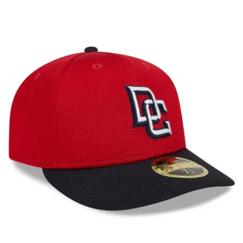 MLB Washington Nationals 2025 Batting Practice Low 59FIFTY Fitted Hat