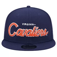 NCAA Virginia Cavaliers Team Script 9FIFTY Snapback Hat
