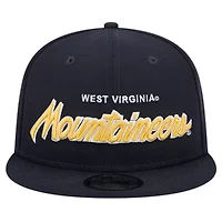 NCAA West Virginia Mountaineers Team Script 9FIFTY Snapback Hat
