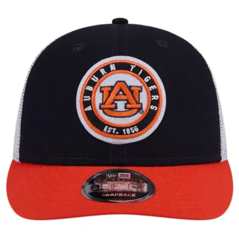NCAA Auburn Tigers Throwback Circle Patch 9FIFTY Trucker Snapback Hat