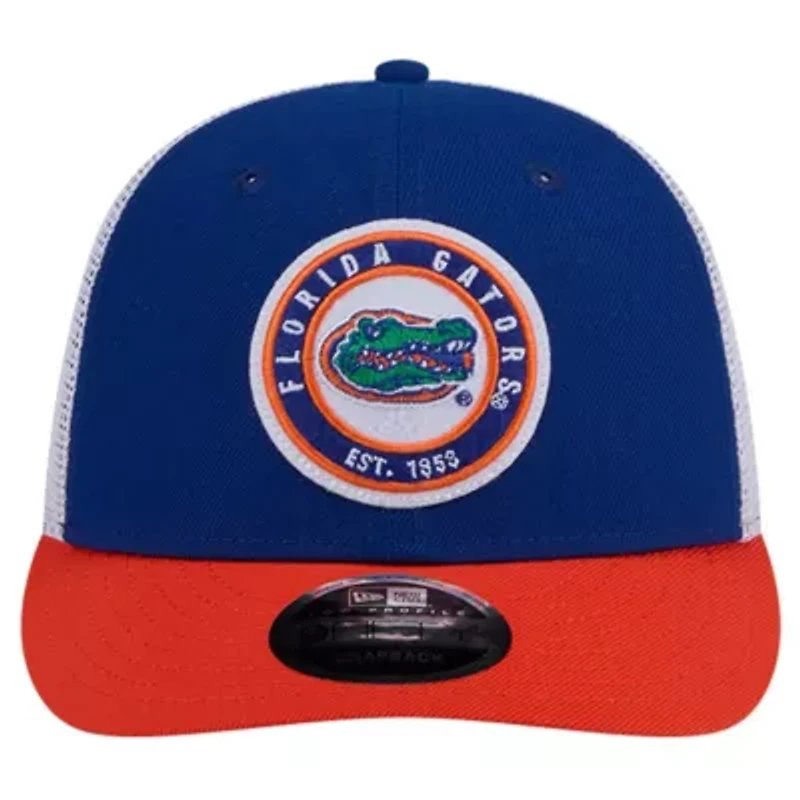 NCAA Florida Gators Throwback Circle Patch 9FIFTY Trucker Snapback Hat