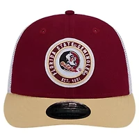 NCAA Florida State Seminoles Throwback Circle Patch 9FIFTY Trucker Snapback Hat