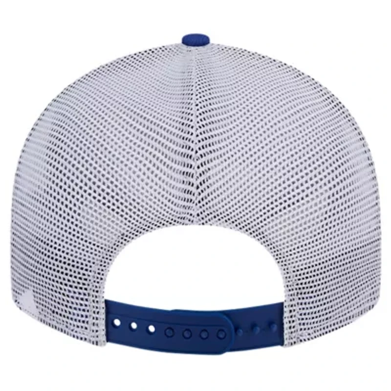 NCAA Kansas Jayhawks Throwback Circle Patch 9FIFTY Trucker Snapback Hat