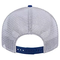 NCAA Kansas Jayhawks Throwback Circle Patch 9FIFTY Trucker Snapback Hat