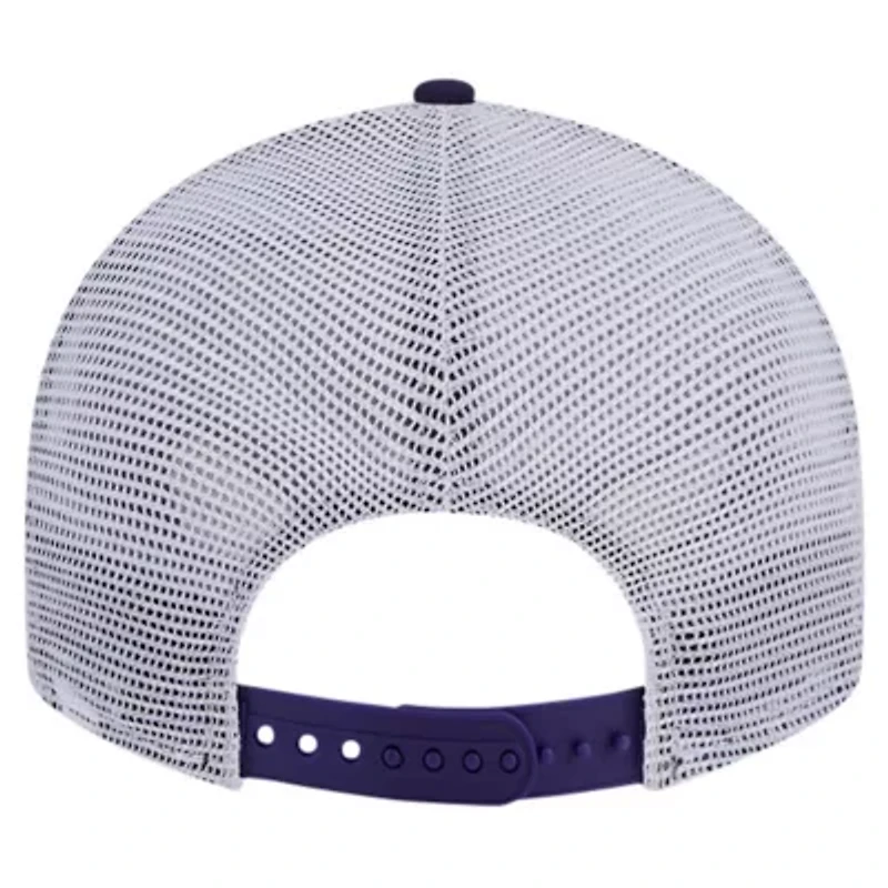 NCAA LSU Tigers Throwback Circle Patch 9FIFTY Trucker Snapback Hat