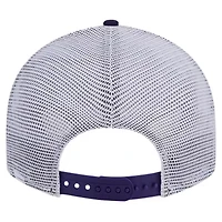 NCAA LSU Tigers Throwback Circle Patch 9FIFTY Trucker Snapback Hat