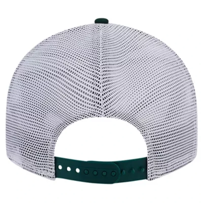 NCAA Michigan State Spartans Throwback Circle Patch 9FIFTY Trucker Snapback Hat