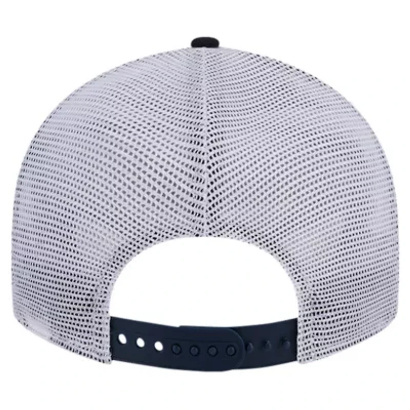 NCAA Michigan Wolverines Throwback Circle Patch 9FIFTY Trucker Snapback Hat