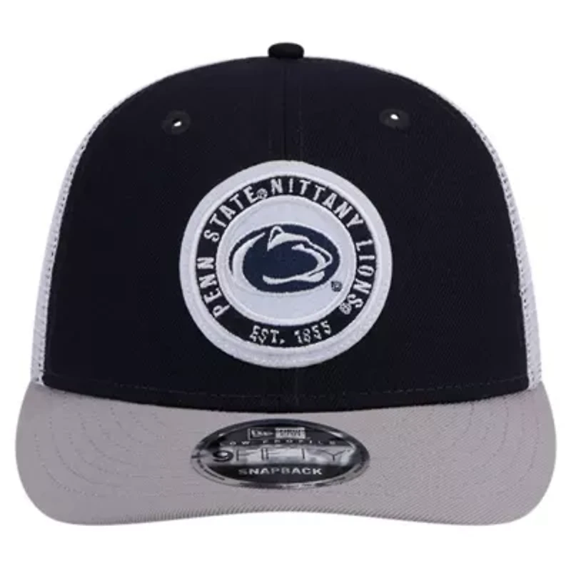 NCAA Penn State Nittany Lions Throwback Circle Patch 9FIFTY Trucker Snapback Hat