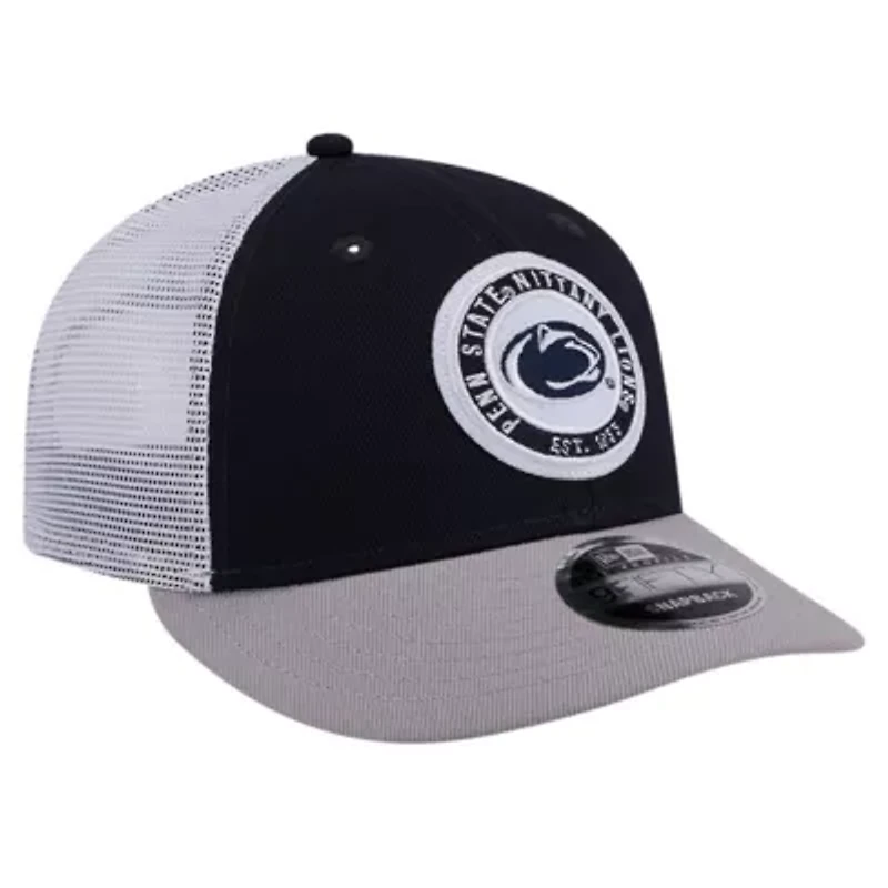 NCAA Penn State Nittany Lions Throwback Circle Patch 9FIFTY Trucker Snapback Hat