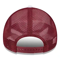 NCAA White/Cardinal Iowa State Cyclones Court Sport Foam A-Frame 9FORTY Adjustable Trucker Hat