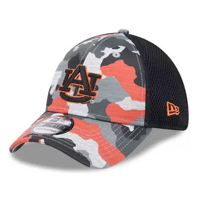 NCAA Camo/Black Auburn Tigers Active 39THIRTY Flex Hat