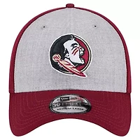 NCAA Heather Gray/Garnet Florida State Seminoles Two-Tone 39THIRTY Flex Hat