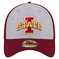 NCAA Heather Gray/Cardinal Iowa State Cyclones Two-Tone 39THIRTY Flex Hat