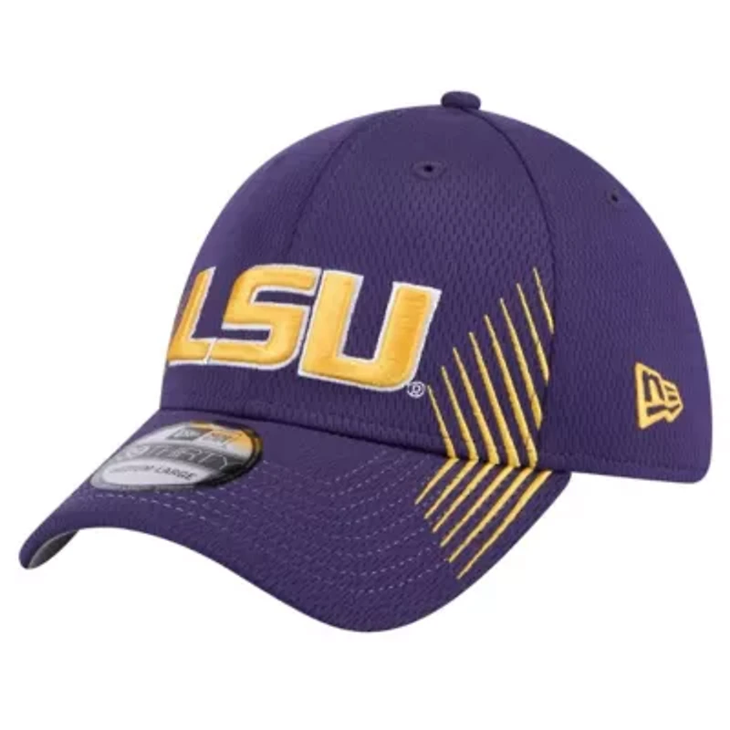 NCAA LSU Tigers Active Slash Sides 39THIRTY Flex Hat