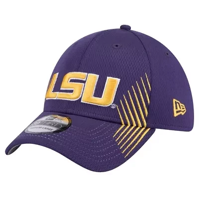 NCAA LSU Tigers Active Slash Sides 39THIRTY Flex Hat