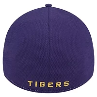 NCAA Heather Gray/Purple LSU Tigers Two-Tone 39THIRTY Flex Hat