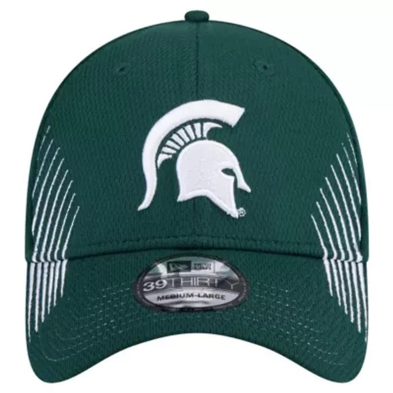 NCAA Michigan State Spartans Active Slash Sides 39THIRTY Flex Hat