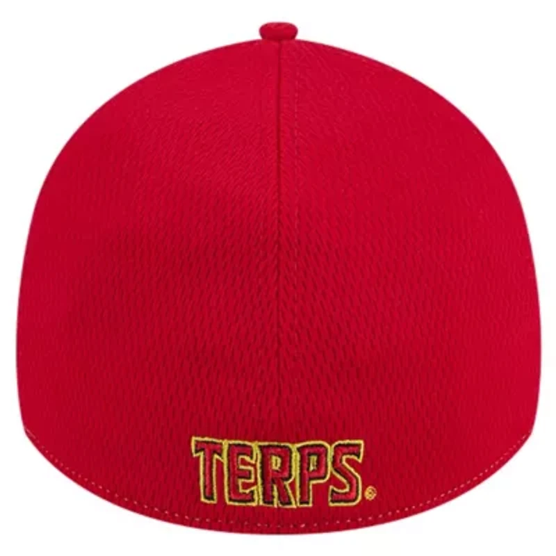 NCAA Heather Gray/Red Maryland Terrapins Two-Tone 39THIRTY Flex Hat