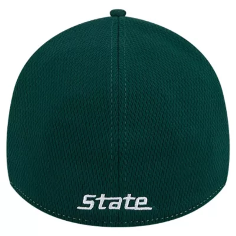 NCAA Heather Gray/Green Michigan State Spartans Two-Tone 39THIRTY Flex Hat