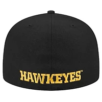 NCAA Iowa Hawkeyes Throwback 59FIFTY Fitted Hat