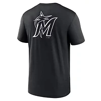 MLB Nike Miami Marlins Fashion Over Shoulder Logo Legend T-Shirt