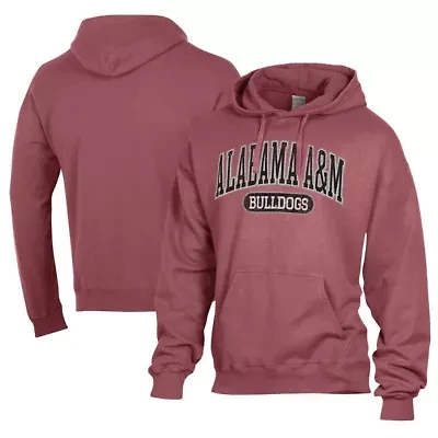 NCAA Alabama A&M Bulldogs Lightweight Fleece Pullover Hoodie