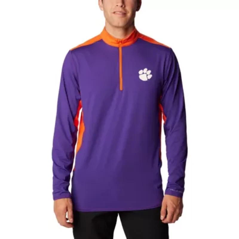 NCAA Clemson Tigers Tech Trail™ Omni-Shade Quarter-Zip Top