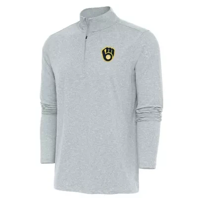 MLB Milwaukee Brewers Hunk Quarter-Zip Pullover Top