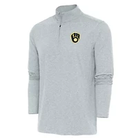 MLB Milwaukee Brewers Hunk Quarter-Zip Pullover Top