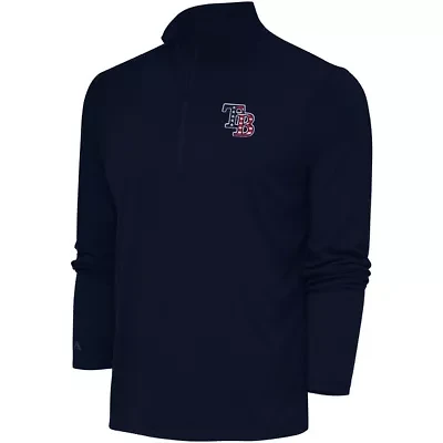 MLB Tampa Bay Rays Patriotic Tribute Quarter-Zip Pullover Top