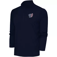 MLB Washington Nationals Patriotic Tribute Quarter-Zip Pullover Top