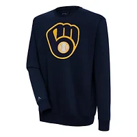 MLB Milwaukee Brewers Victory Crewneck Chenille Pullover Sweatshirt