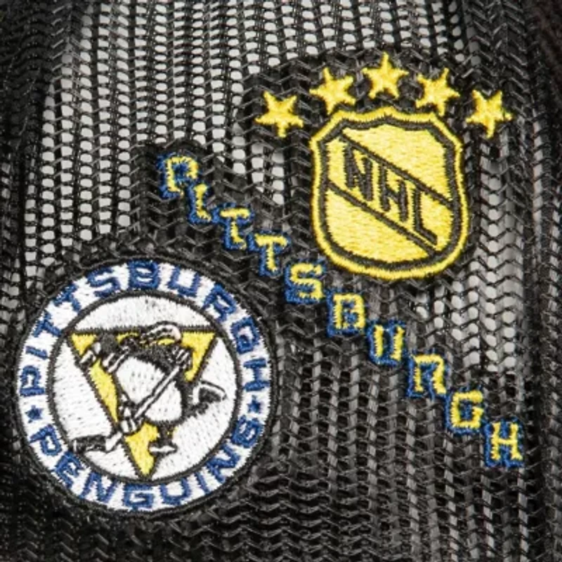NHL Pittsburgh Penguins Times Up Classic Script Cord Trucker Adjustable Hat