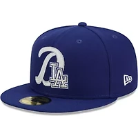 MLB Los Angeles Dodgers Duo Logo 59FIFTY Fitted Hat
