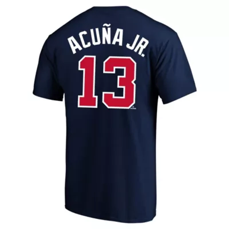 MLB Fanatics Ronald Acuña Jr. Atlanta Braves Big & Tall Name Number T-Shirt