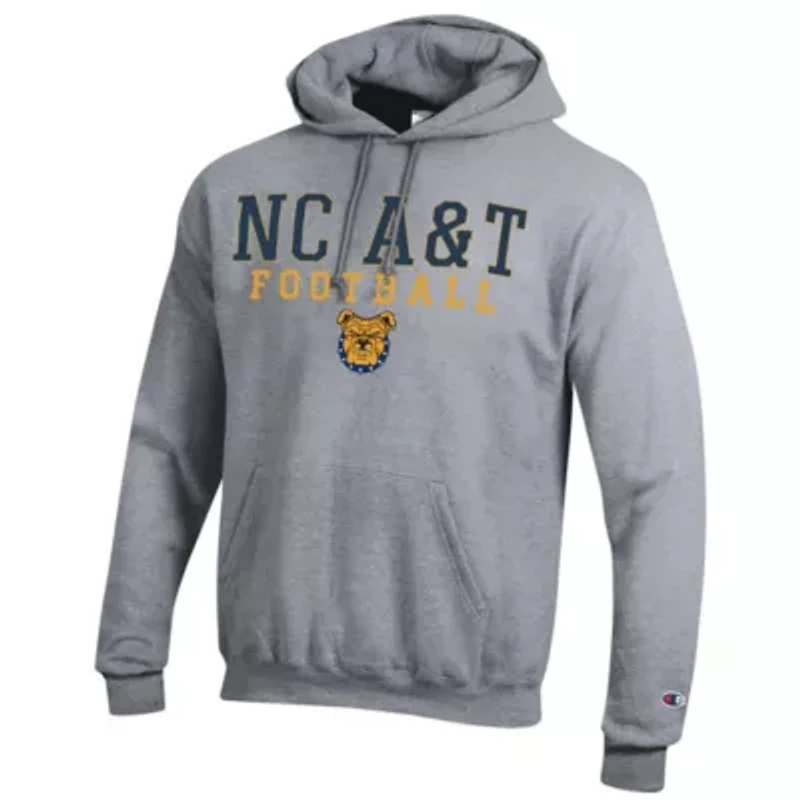 NC A&T Aggies NCAA North Carolina Football Eco Powerblend Pullover Hoodie