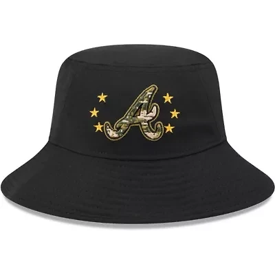 MLB Atlanta Braves 2024 Armed Forces Day Bucket Hat