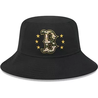 Boston Red Sox MLB Boston Sox 2024 Armed Forces Day Bucket Hat
