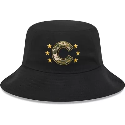 MLB Chicago Cubs 2024 Armed Forces Day Bucket Hat