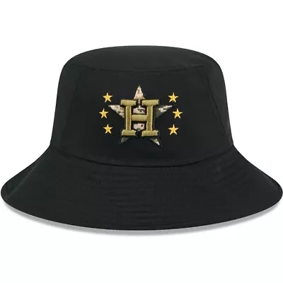 MLB Houston Astros 2024 Armed Forces Day Bucket Hat
