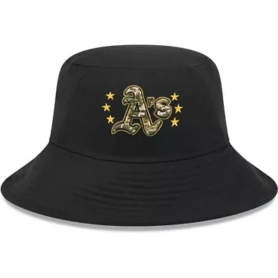 Oakland Athletics MLB Athletics 2024 Armed Forces Day Bucket Hat