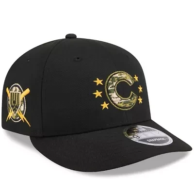 MLB Chicago Cubs 2024 Armed Forces Day Low 9FIFTY Snapback Hat