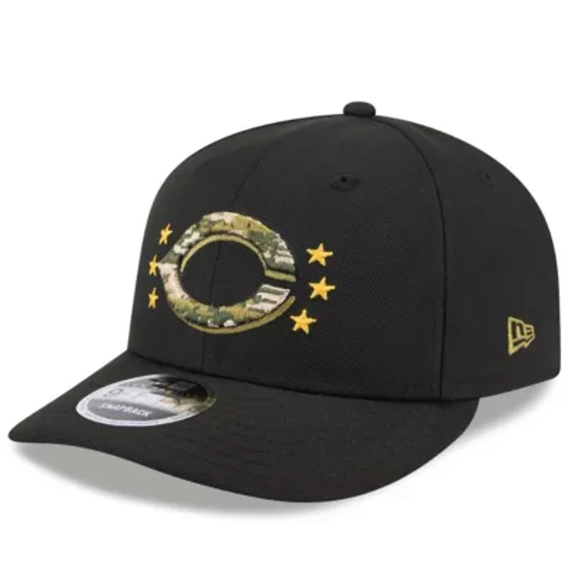 MLB Cincinnati Reds 2024 Armed Forces Day Low 9FIFTY Snapback Hat