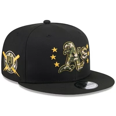 Oakland Athletics MLB Athletics 2024 Armed Forces Day 9FIFTY Snapback Hat