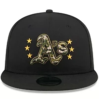 Oakland Athletics MLB Athletics 2024 Armed Forces Day 9FIFTY Snapback Hat