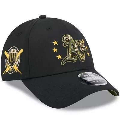 Oakland Athletics MLB Athletics 2024 Armed Forces Day 9FORTY Adjustable Hat