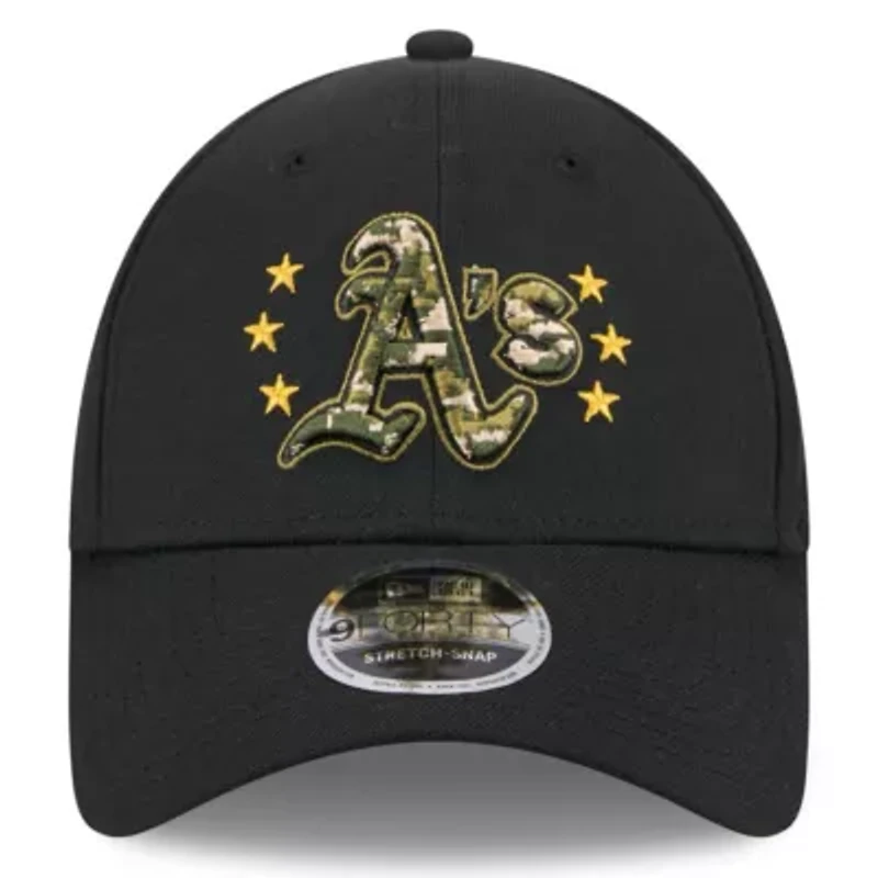 Oakland Athletics MLB Athletics 2024 Armed Forces Day 9FORTY Adjustable Hat