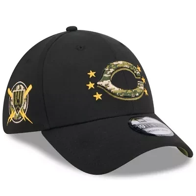 MLB Cincinnati Reds 2024 Armed Forces Day 39THIRTY Flex Hat